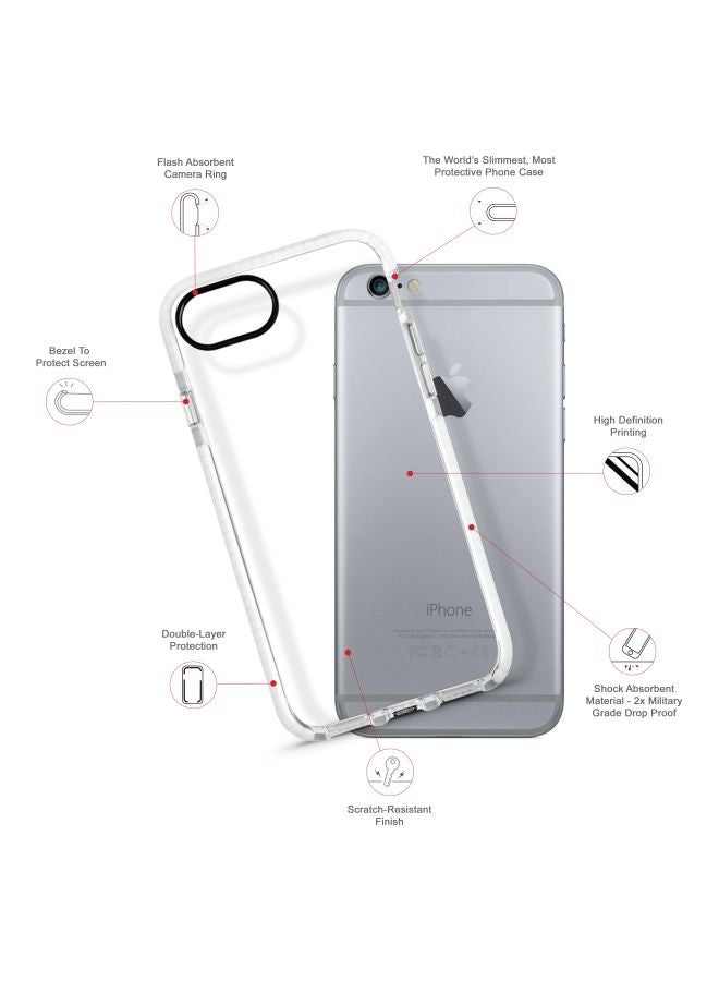 Stylizedd Cupid Protective Case Cover For Apple iPhone 6s/6 Clear/White - Image 2