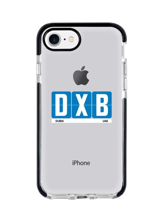 Stylizedd Impact Pro Series DXB Dubai Printed Case Cover For Apple iPhone 7 Clear/Blue/White - Image 1