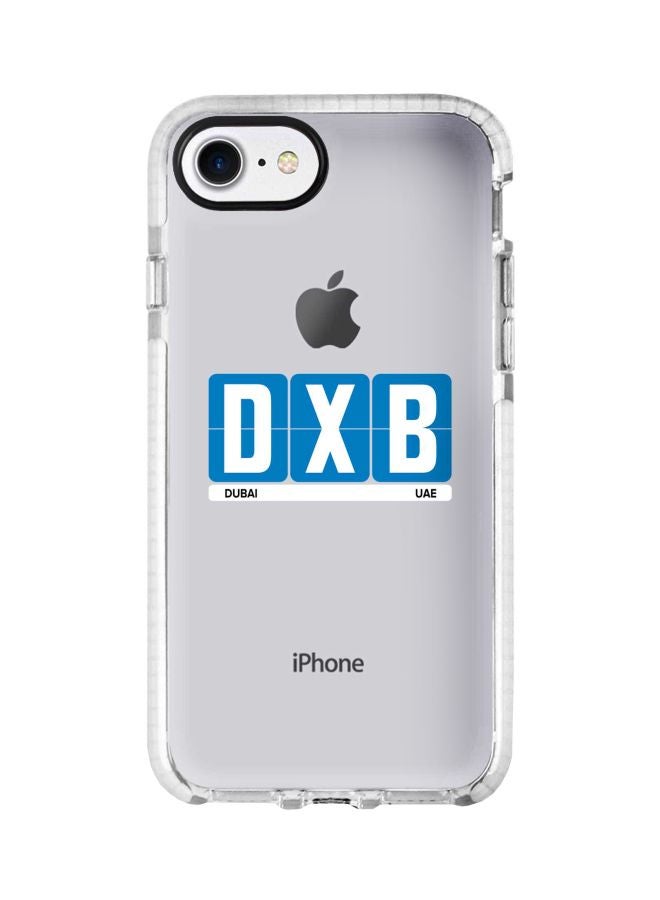 Stylizedd Impact Pro Series Dxb Dubai Printed Protective Case Cover For Apple iPhone 7 White/Blue/Grey - Image 1