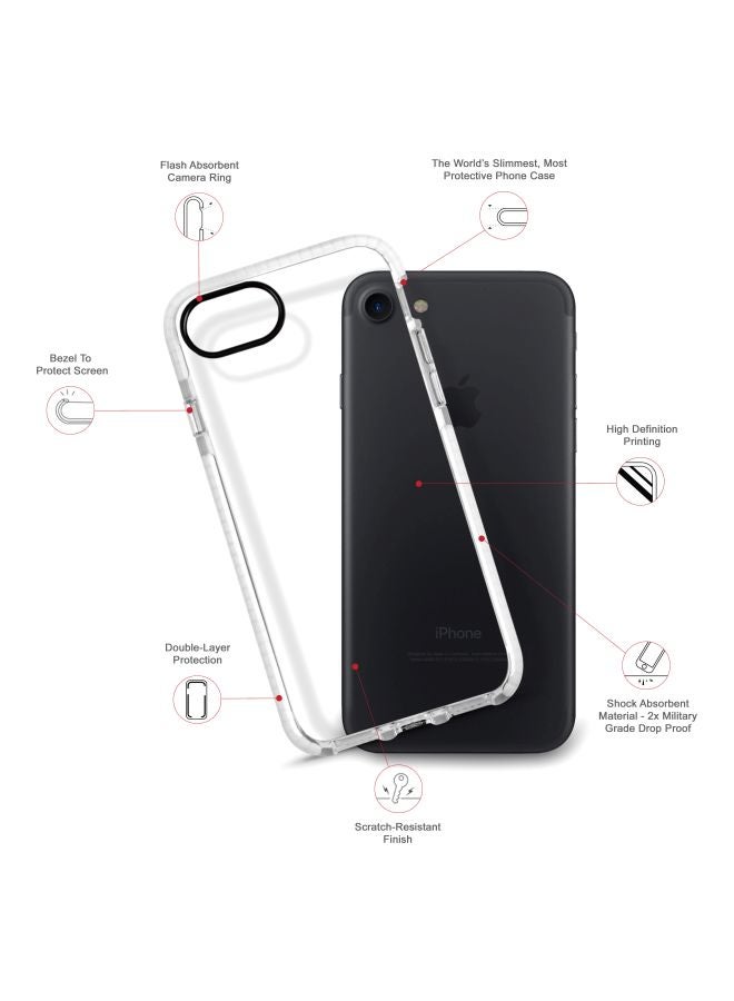 Stylizedd Impact Pro Series Dxb Dubai Printed Protective Case Cover For Apple iPhone 7 White/Blue/Grey - Image 2