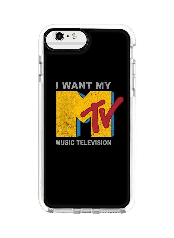 Stylizedd Impact Pro Series I Want My Music Television Printed Case Cover For Apple iPhone 6S Plus/6 Plus Black/Yellow/Red  - Image 1