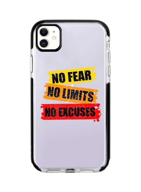 Protective Case Cover For Apple iPhone 11 No Fear Limits Excuses