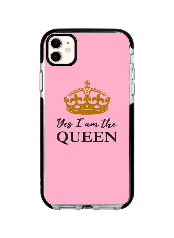 ستايلايزد غطاء حماية واق لهاتف أبل آيفون 11 بطبعة "Yes I'm The Queen" - Image 1