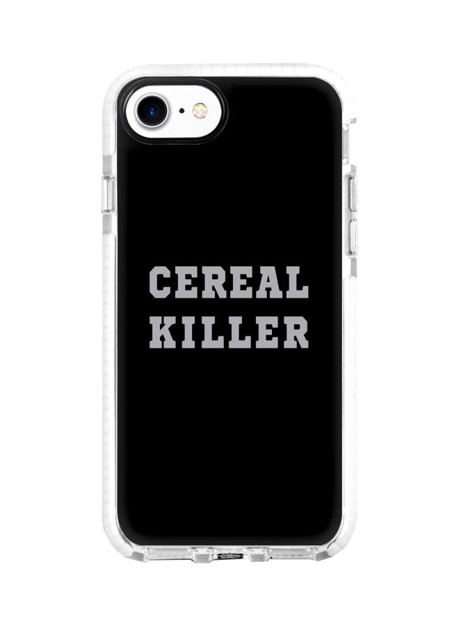 ستايلايزد غطاء حماية إمباكت برو بطبعة عبارة "Cereal Killer" لهاتف أبل آيفون 7 أسود/ أبيض - Image 1