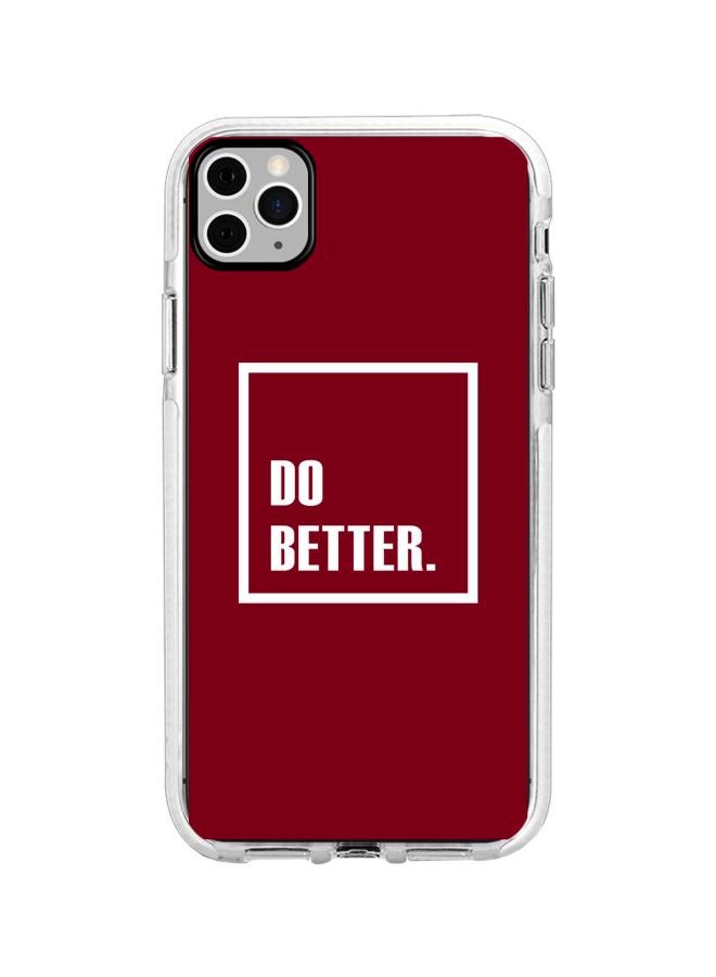 Stylizedd Impact Pro Protective Case Cover For Apple iPhone 11 Pro Do Better. Full Print - Image 1
