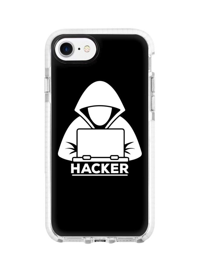 Stylizedd Impact Pro Hacker Printed Case Cover For Apple iPhone 7 Black/White - Image 1