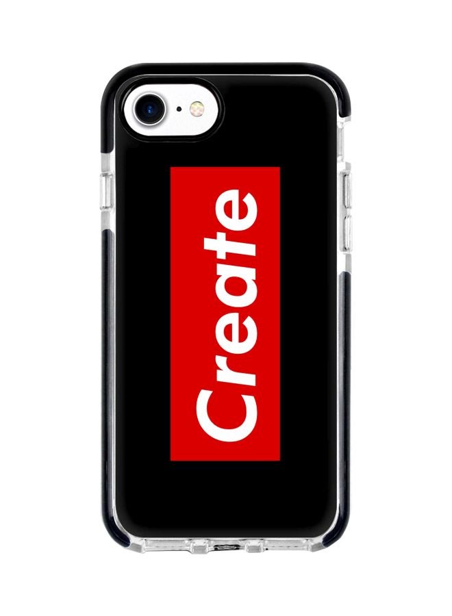 Stylizedd Impact Pro Create Printed Case Cover For Apple iPhone 8 Black/Red/White - Image 1