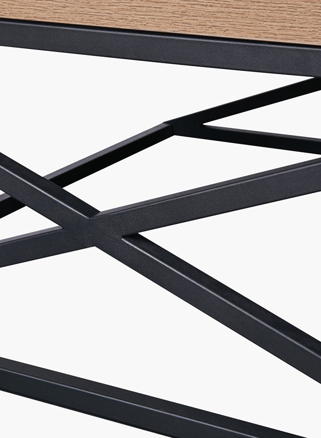 Caruzel Rectangular Coffee Table Brown/Black