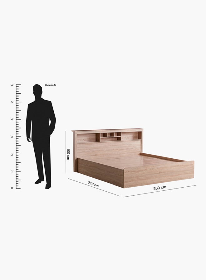 Home Box - Hydraulic Storage Bed Brown - Image 1