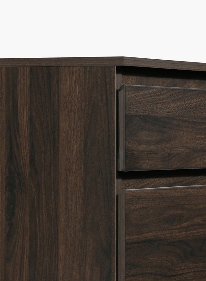 هوم بوكس طاولة جانبية للسرير كولتروب مزودة بدرجين بني - Image 4