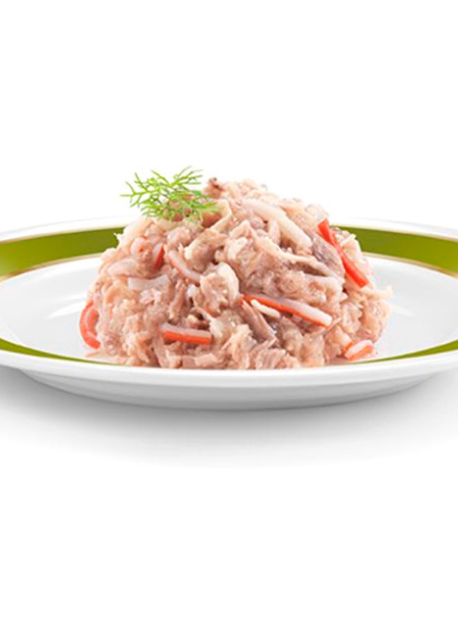 بورينا عبوة طعام قطط فانسي فيست رويال بنكهة مأكولات بحرية ودجاج مكونة من 24 قطعة وزن 85 جم - Image 2