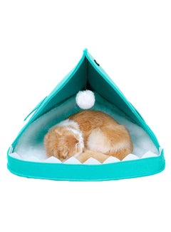 Sharpdo Shark Design Pet Bed Mint Green/White  - Image 2
