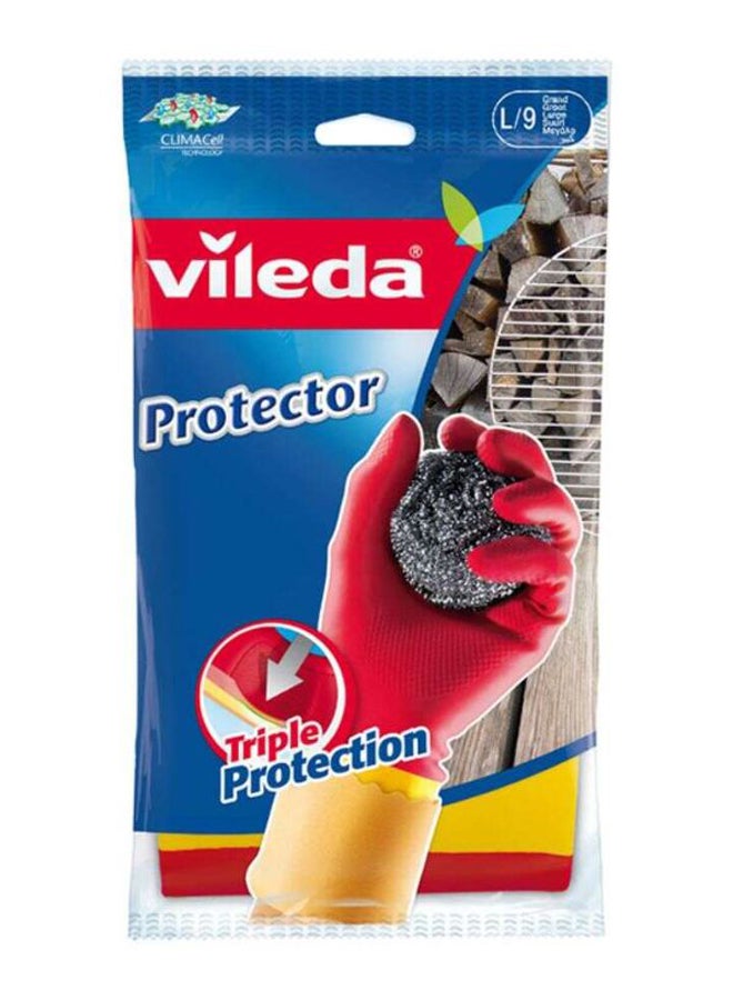 Protector Reusable Glove Red/Yellow LLiters