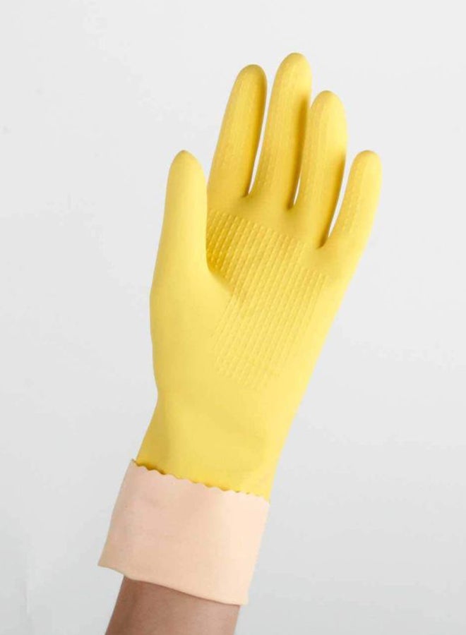 Vileda Super Grip Reusable Glove Yellow M - Image 2