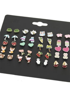 Pair Of 20 Cartoon Animal Design Ear Studs - v1600321259/N34846673A_3