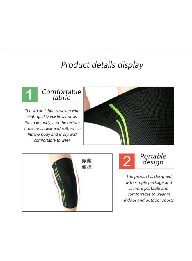 بيوينتي واقيات ركبة مطاطية وجيدة التهوية S - Image 3