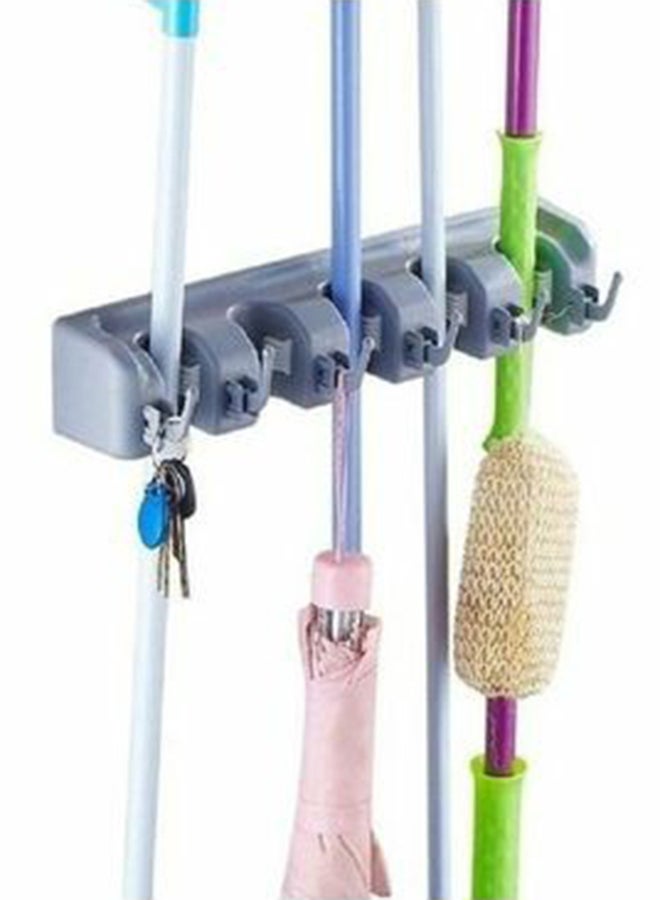 Kleaner Mop And Broom Holder Grey/Blue 43centimeter - Image 2