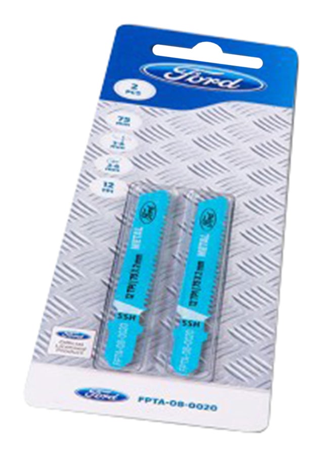 Ford Pack Of 2 HSS Jigsaw Blades Blue - Image 2