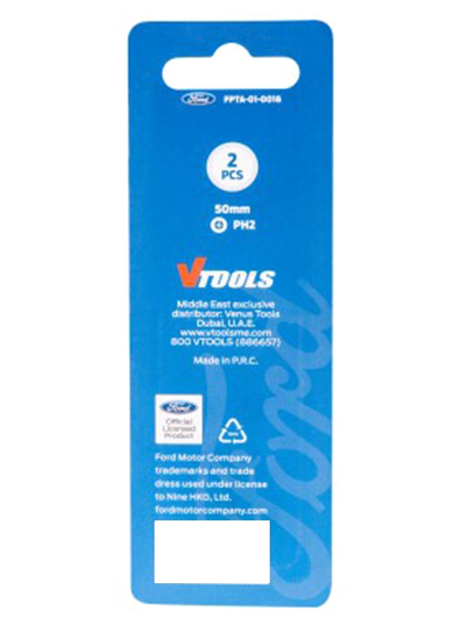 Ford Pack Of 2 Screw Driving Bits Silver - Image 2