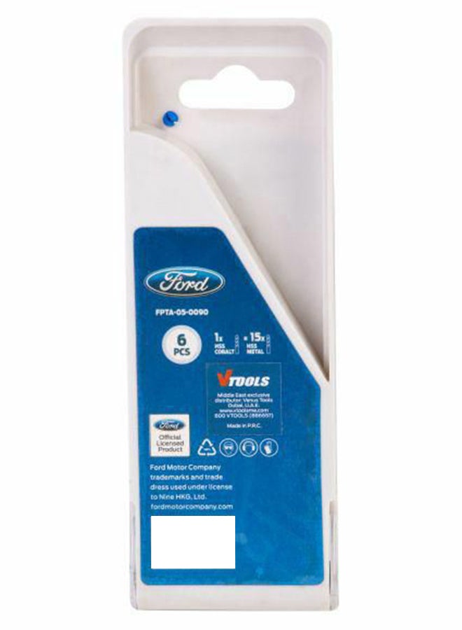 Ford 6-Piece HSS Drill Bits Brown - Image 2