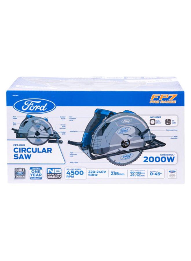 Ford Professional Circular Saw Blue/Black - Image 4