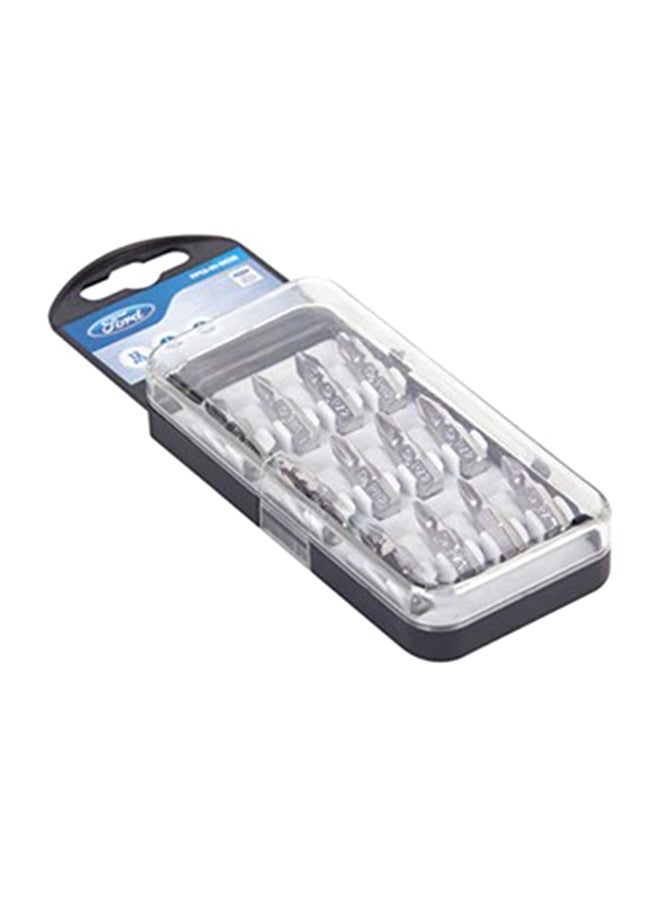 Ford 12-Piece Screw Driving Bits Silver  - Image 2