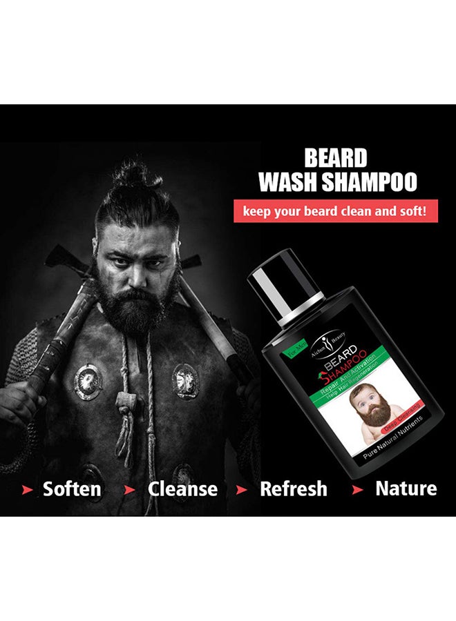 Aichun beauty - Repair And Activation Beard Growth Shampoo Pure Natural Nutrients Rich In Vitamins Essence 100ml - Image 1