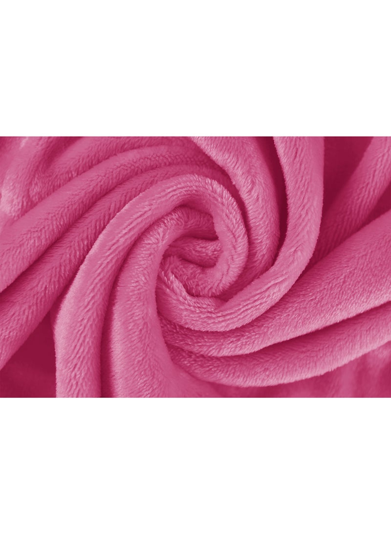 Bebi Kids Bathroom Towel Set - 240 GSM 100% Cotton - Rose Pink Color - Lightweight - Kids Hooded Comfortable - For Girls & Boys - 1 Piece Rose Pink - Image 4