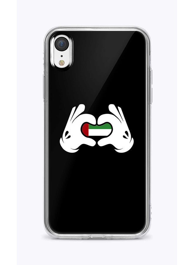 ستايلايزد غطاء حماية واقٍ لهاتف أبل آيفون XR طبعة كاملة تعبر عن حب الإمارات - Image 1
