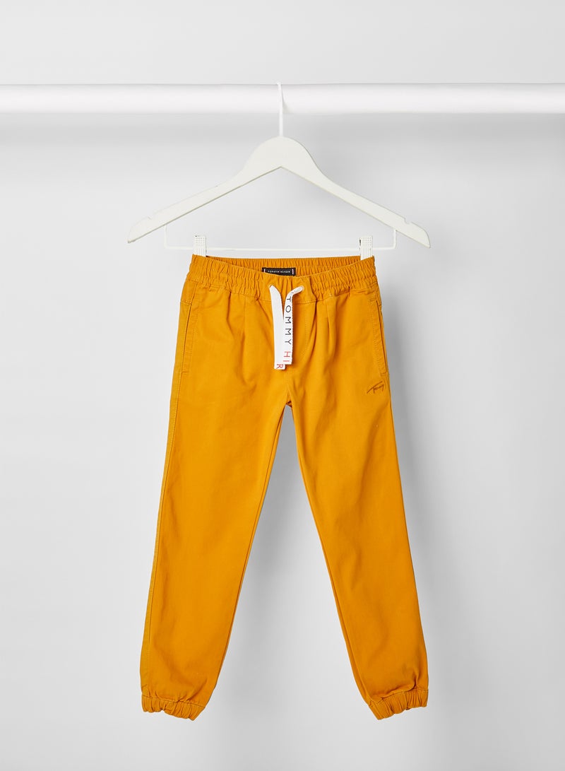 TOMMY HILFIGER - Solid Pattern Joggers Yellow - Image 1