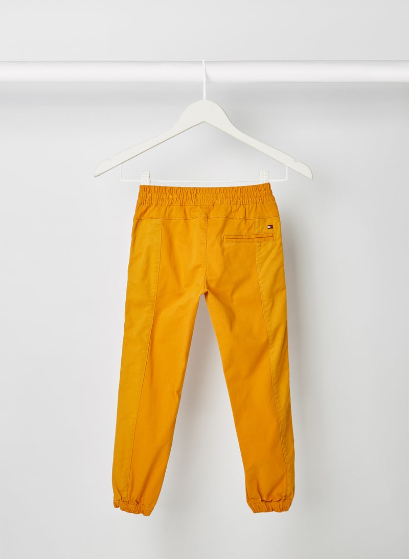 TOMMY HILFIGER - Solid Pattern Joggers Yellow - Image 1