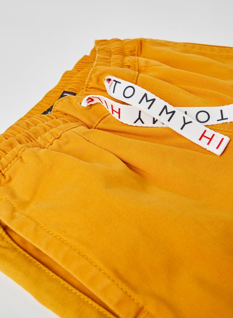 TOMMY HILFIGER - Solid Pattern Joggers Yellow - Image 1