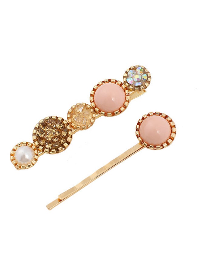 Beauenty 2-Piece Pearl Duckbill Clip Hairpin - Image 1