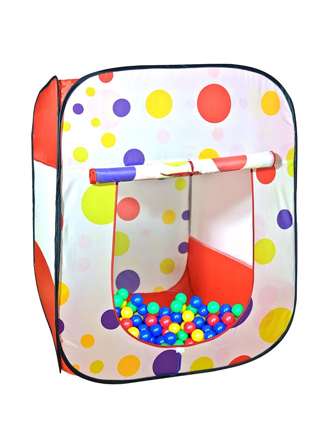 Ching-Ching Wonderful Ball House + 100pcs Balls(Dia: 6cm) 80x98x80cm  - Image 1
