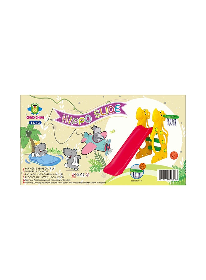 Ching-Ching Hippo Slider Baby Toy 85x110x148cm  - Image 2