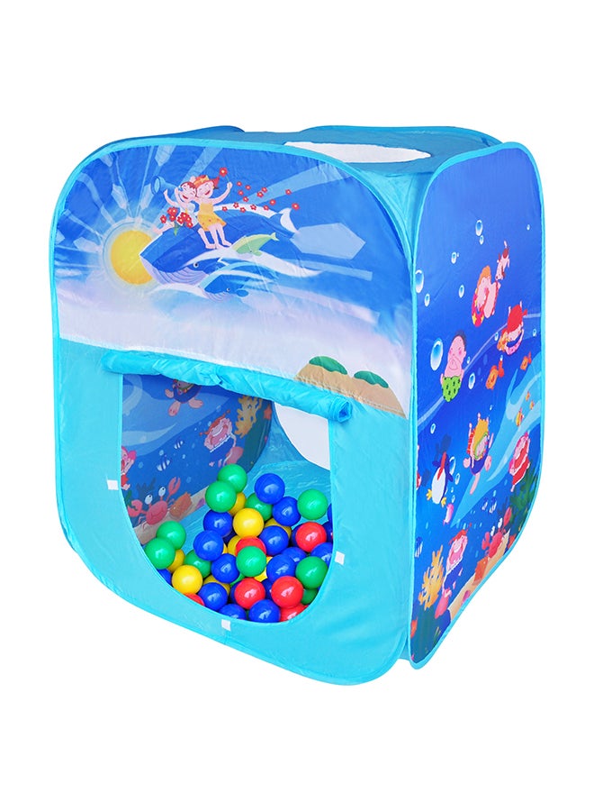 Ching-Ching Ocean Square Play House With 100-Piece Balls 85x100x85cm  - Image 2