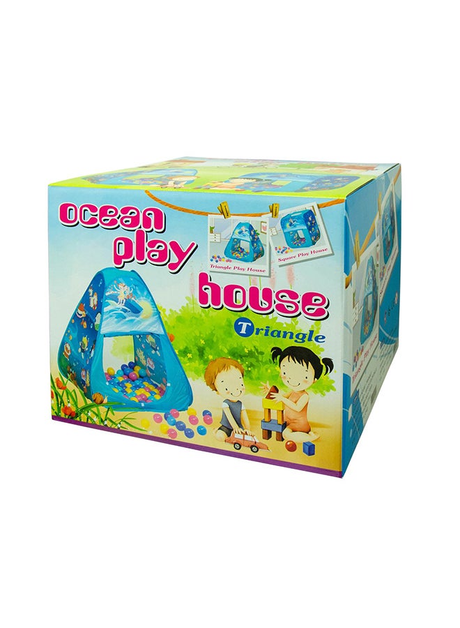 Ching-Ching Ocean Square Play House With 100-Piece Balls 85x100x85cm  - Image 3