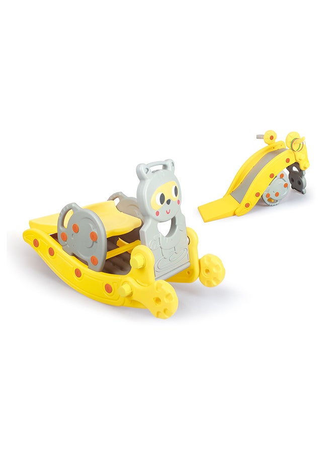 Ching-Ching 5 in 1 Raccoon Slide & Rocker 65x60x105cm  - Image 2