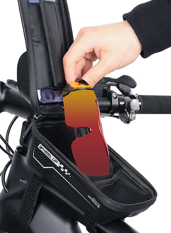wheel up Front Tube Bag Handlebar Bicycle With Touchscreen Phone Case 0.142kg  - Image 5