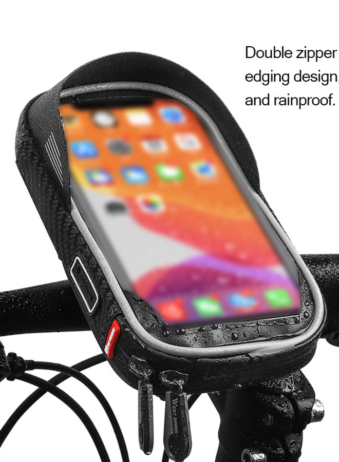 WEST BIKING Cycling Cellphone Holder Handlebar Mount Bag  - Image 5