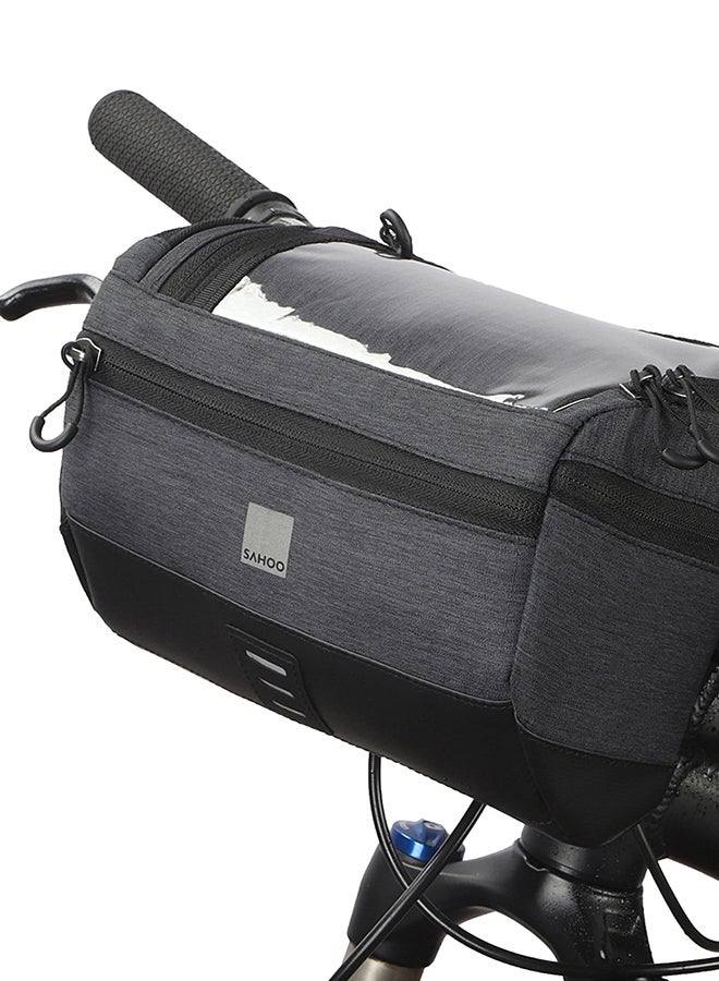 Sahoo - Multifunctional Bicycle Front Handlebar Storage Bag 21x14x16cm - Image 1