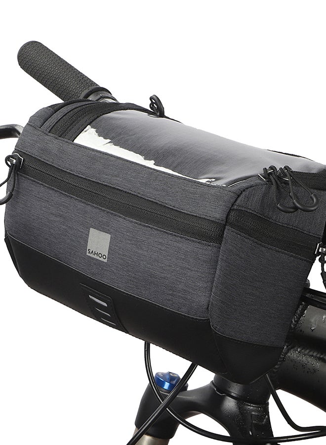 Sahoo - Multifunctional Bicycle Front Handlebar Storage Bag 21x14x16cm - Image 1