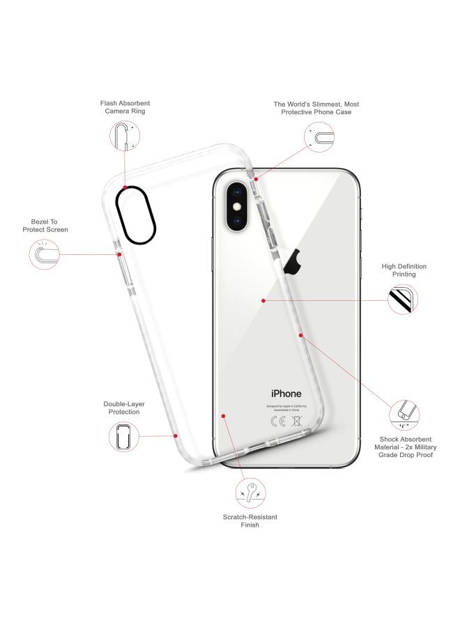 Stylizedd Got Biryani? Printed Case Cover For Apple iPhone XS Max Clear/White - Image 2