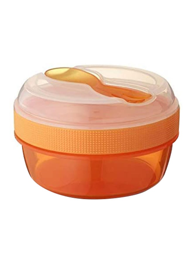 Carl Oscar Snack On The Go Lunch Box Orange 0.16kg - Image 1