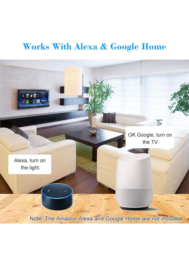 SONOFF - Smart Home Automation S20 10A 2200W Wifi Wireless Remote Control Socket, Smart Plug  Compatible With Alexa Google Home IOS And Android (Plug- Uk) White 0.154kg - Image 1