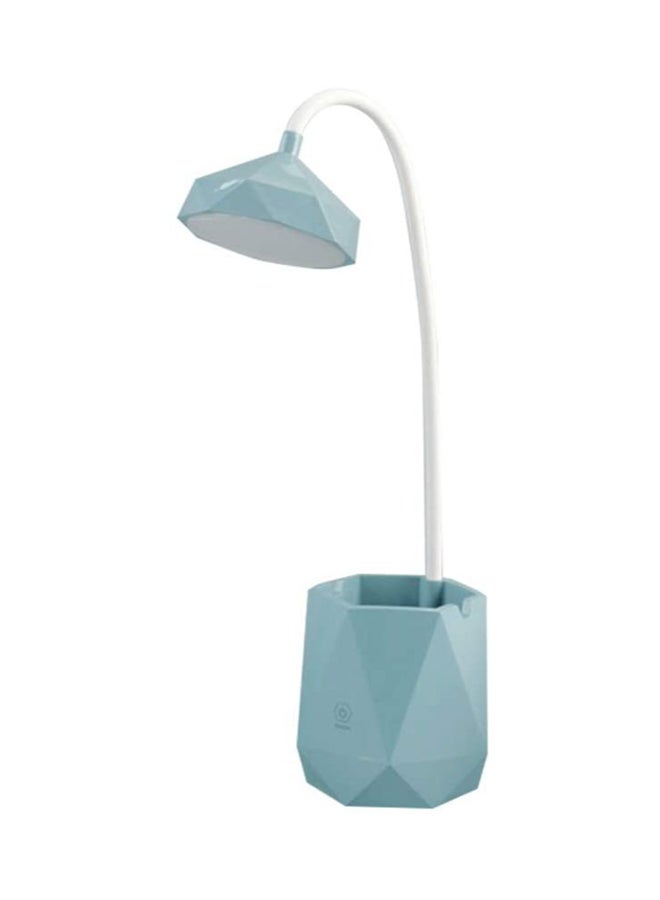 UK PLUS Flexible Touch-Sensitive LED Desk/Table Lamp With Multi-Light Stationery And Mobile Holder Reading For Home ,Office And Kids Friendly Blue/White 40 x 10.5cm - Image 1