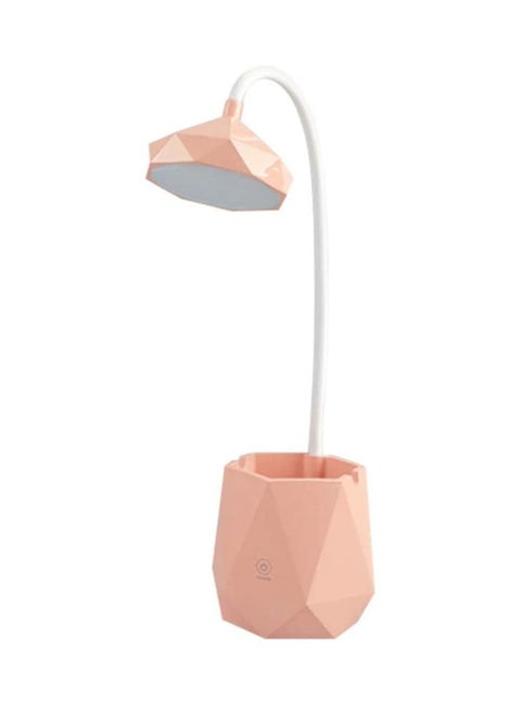 Flexible Touch-Sensitive LED Desk/Table Lamp With Multi-Light Stationery And Mobile Holder Reading For Home ,Office And Kids Friendly Pink/White 40 x 10.5cm