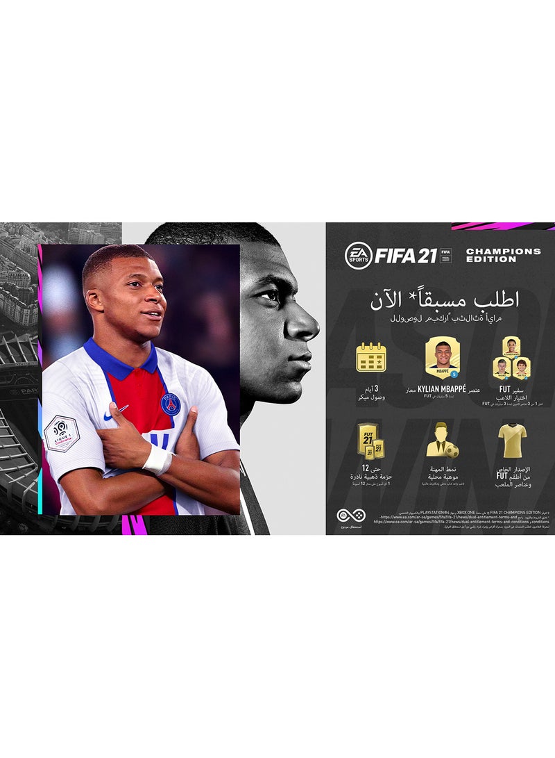 EA Fifa 21 Champions Edition - Pre Order Offer - Sports - PlayStation 4 (PS4) - Image 2