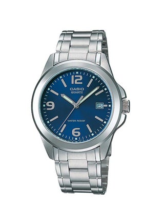 ساعة يد بعقارب وسوار من الستانلس ستيل طراز MTP-1215A-2ADF للرجال - v1600357484/N40031688A_1