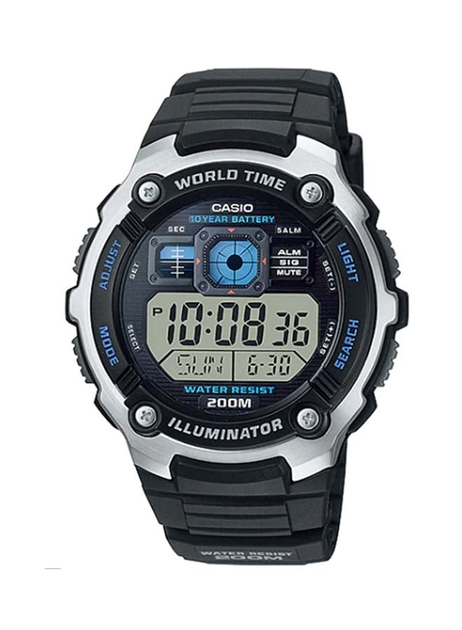 CASIO Men's Resin Digital Wrist Watch AE-2000W-1AVDF - 52 mm - Black  - Image 1